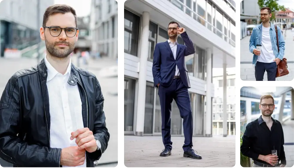 ⭐⭐⭐⭐⭐
''Ich bekomme mit meinen neuen Bildern ein Mehrfaches an Likes und auch von Freunden viele Komplimente. Das vergrößert die Chance deutlich die passende Frau zu finden. ''
– Lothar, Stuttgart
